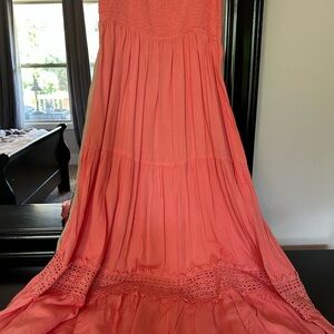 Cupshe Coral Maxi Dress